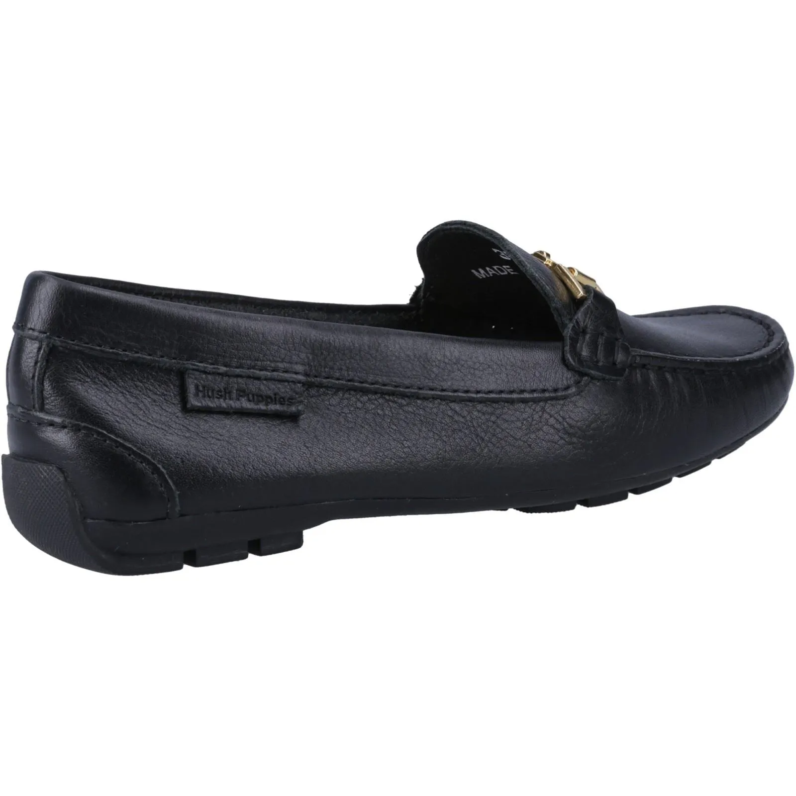 Hush Puppies Eleanor Leather Women's Black Loafers