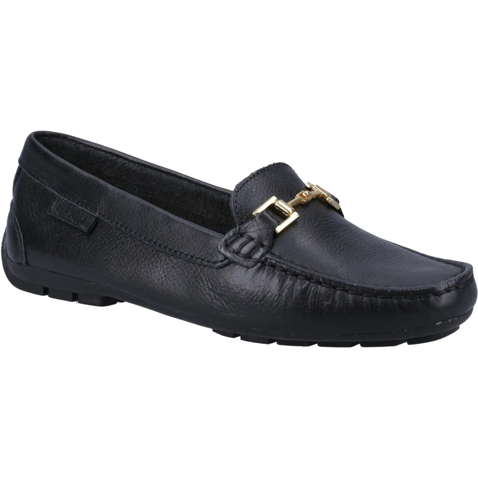 Hush Puppies Eleanor Leather Women's Black Loafers