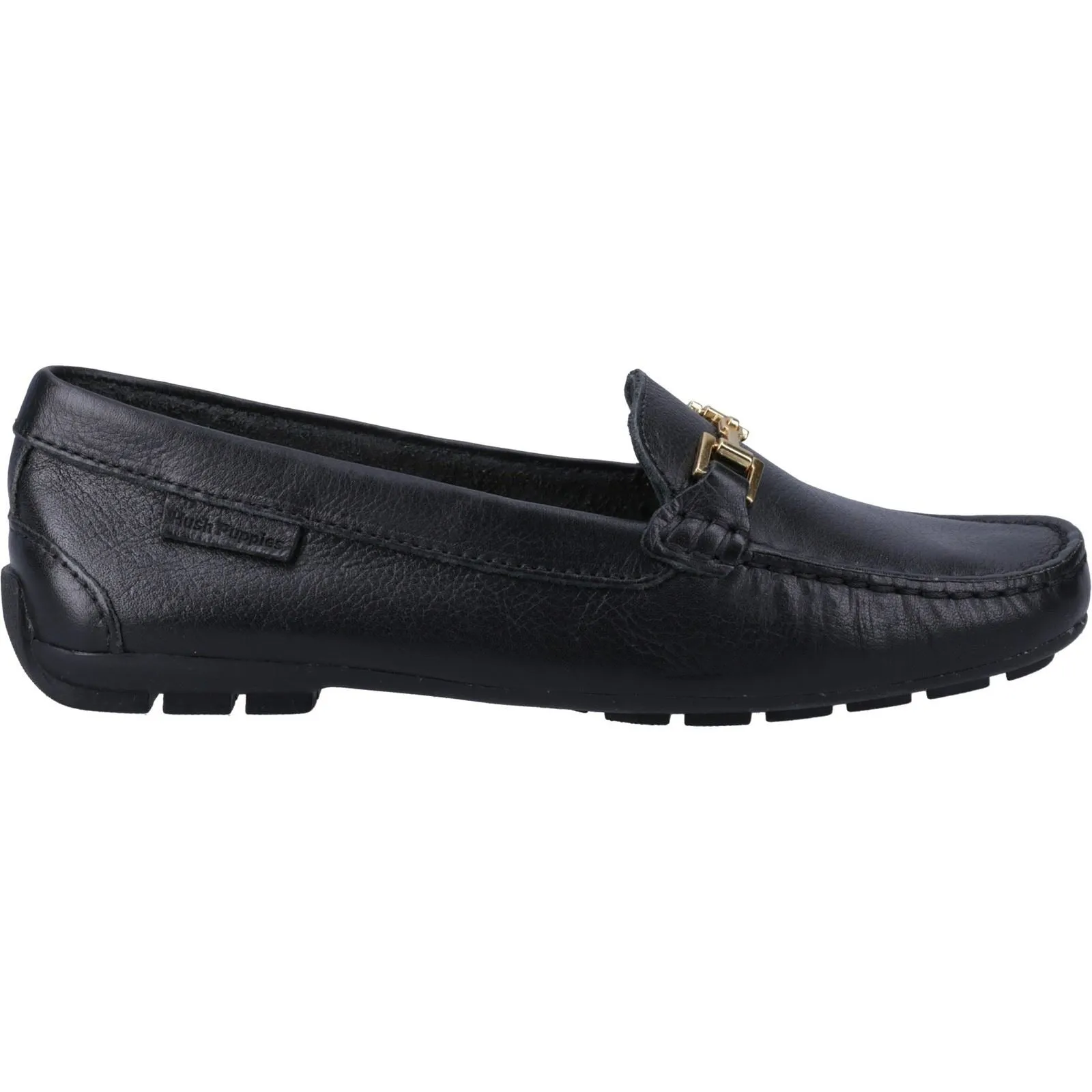 Hush Puppies Eleanor Leather Women's Black Loafers