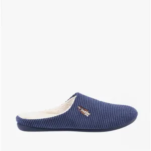 Hush Puppies RAELYN Womens Corduroy Mule Slippers Navy