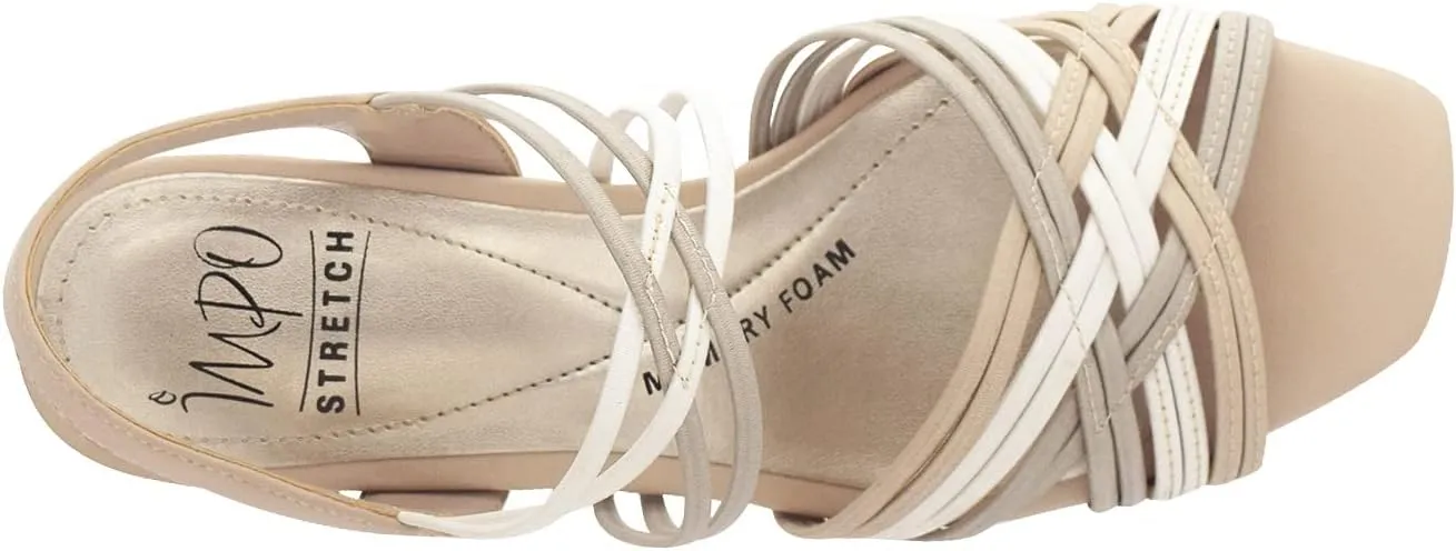 Impo Enya Stretch Dress Sandal with Memory Foam