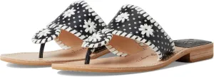 Jack Rogers Women's Jacks Flat Sandal-Nappa/Patent