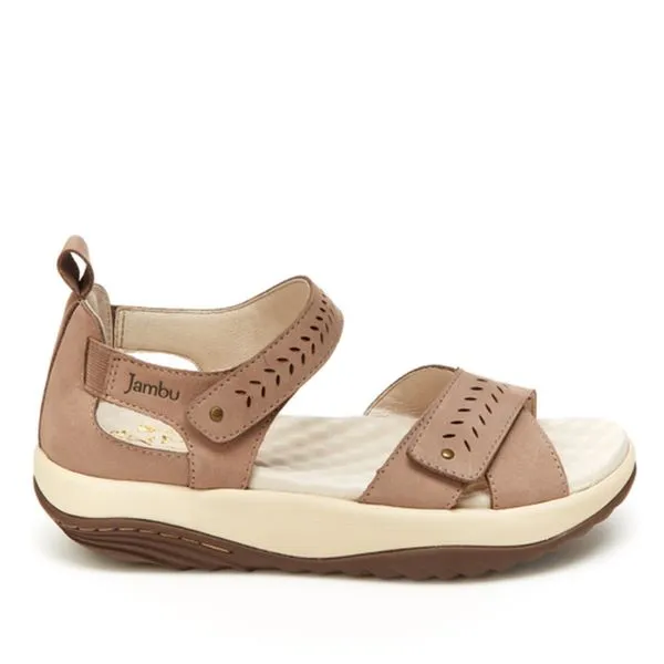 Jambu Taupe Sedona Womens Comfort Sandals SEDONA-TAUPE