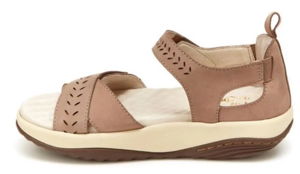 Jambu Taupe Sedona Womens Comfort Sandals SEDONA-TAUPE