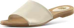 JATAREA Women’s Slip-On Flat Sandals with Round Open Toe | Dressy Summer Slides for Women