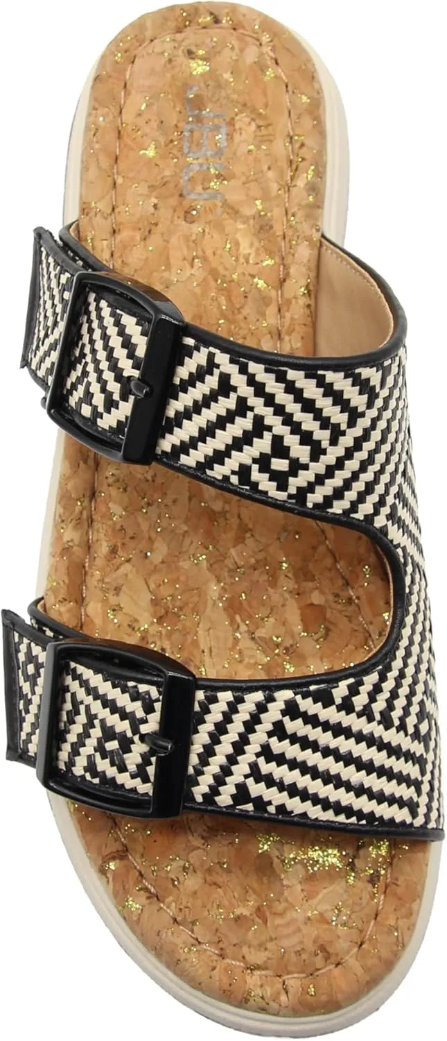 JBU Women's Fashion Wedge Sandal