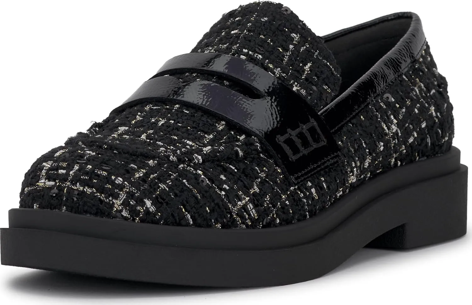 Jessica Simpson Women's Xuris Loafer Flat, Black, 6