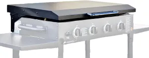 Jforest 36 inch Griddle Hard Lid, Hinged Cover with Heatproof Handle, Compatible with 36” Blackstone Griddle top, Waterproof Hinged Griddle Lid, Flat Top Cover for Blackstone (36 inch)