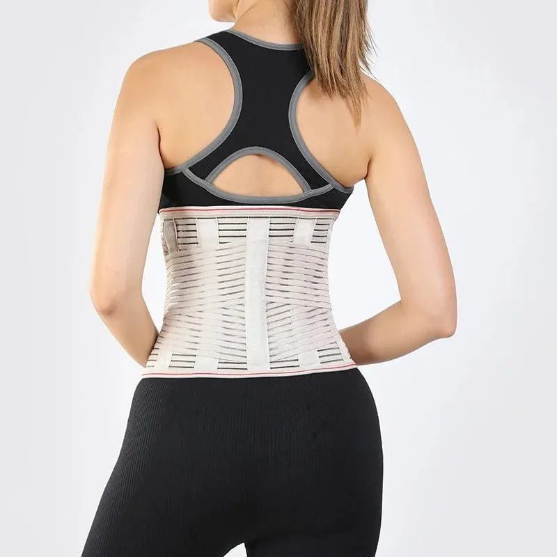 JINGBA Breathable Back Support Waist Trainer Lumbar Support for Men & Women