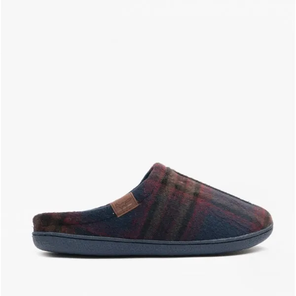 Jo & Joe CELTIC Mens Mule Slippers Navy