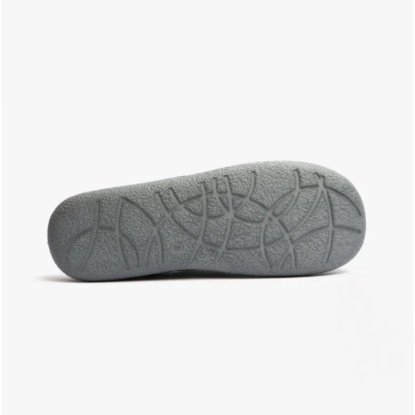 Jo & Joe CLIFF Mens Mule Slippers Grey