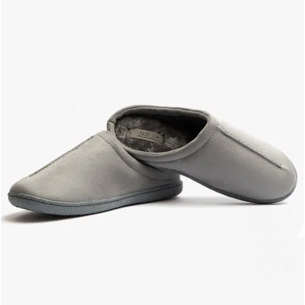 Jo & Joe CLIFF Mens Mule Slippers Grey