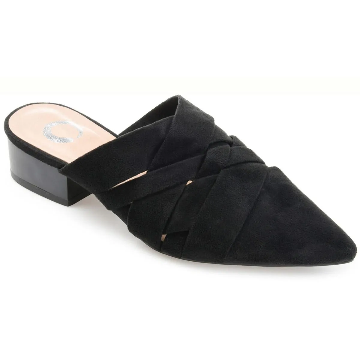 Journee Collection Womens Kalida Pointed Toe Slip On Mule Sandals