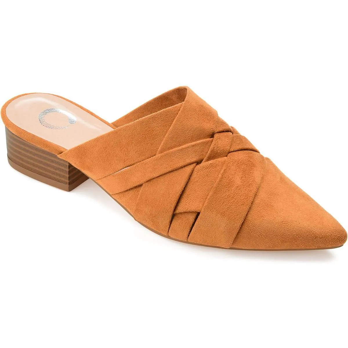 Journee Collection Womens Kalida Pointed Toe Slip On Mule Sandals
