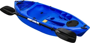 Kids Youth Kayak, 7FT Sit On Top Fishing Kayaks for Kids Child with Paddle, Capacity of 88LBS, Hard Shell Recreational Ocean Wave Kayak Boat