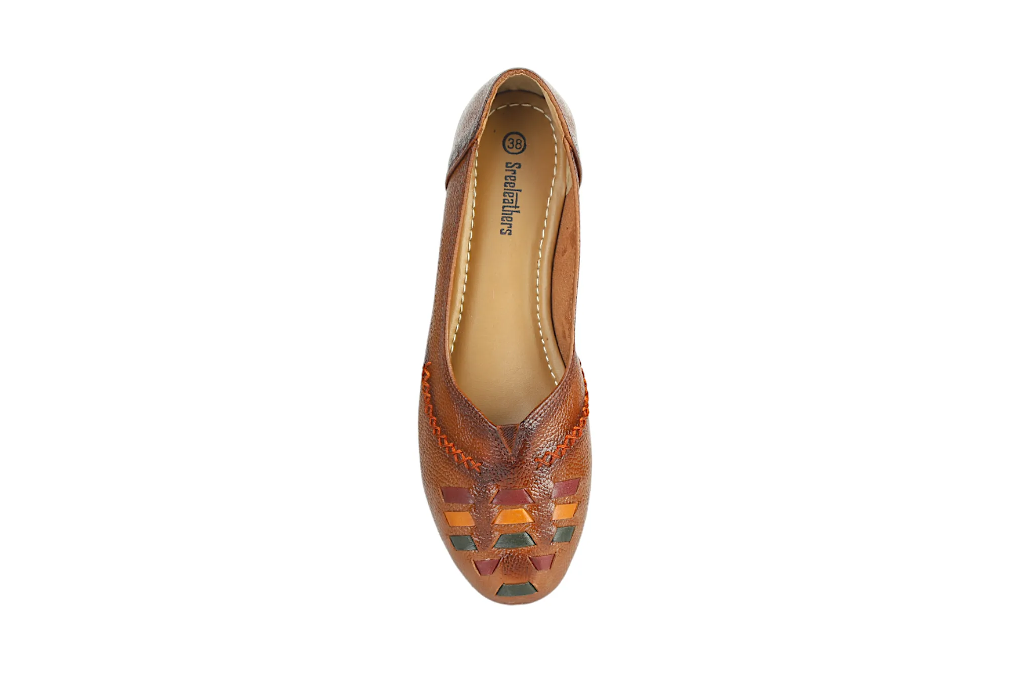 LADIES FLAT LEATHER BELLY 996063