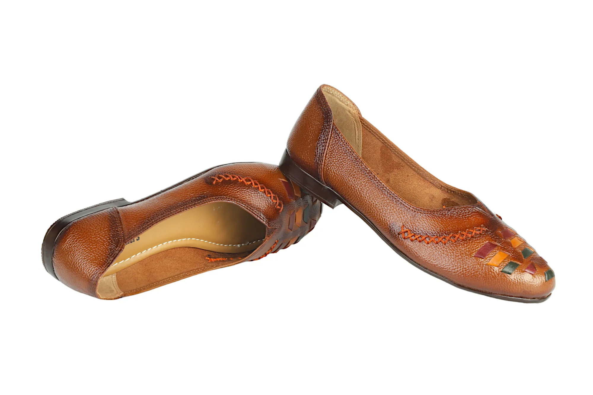 LADIES FLAT LEATHER BELLY 996063