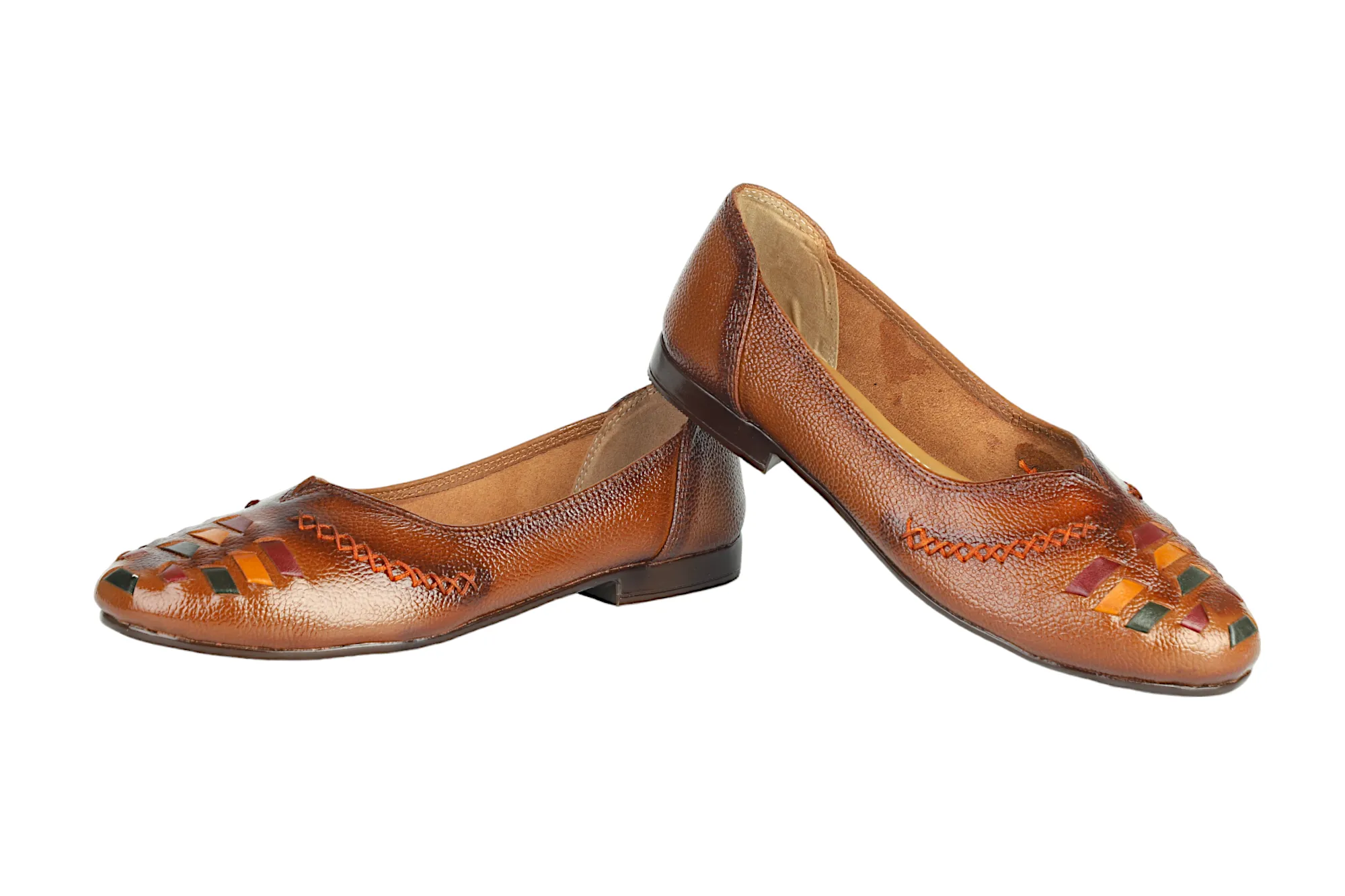 LADIES FLAT LEATHER BELLY 996063