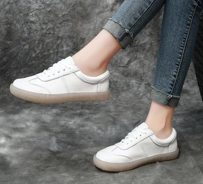 Leather Summer New Women Casual Shoes 35-41