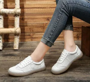 Leather Summer New Women Casual Shoes 35-41