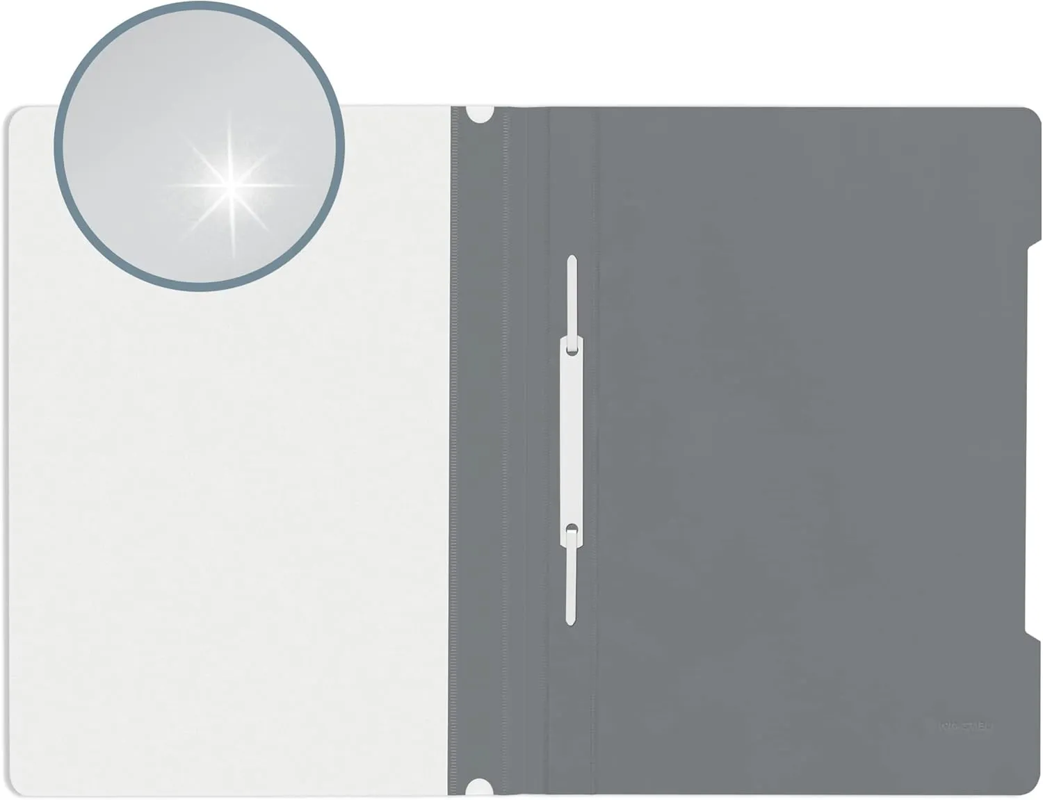 Leitz A4 Standard Plastic File, Pack of 25, 250 Sheet Capacity, Black, 41910095