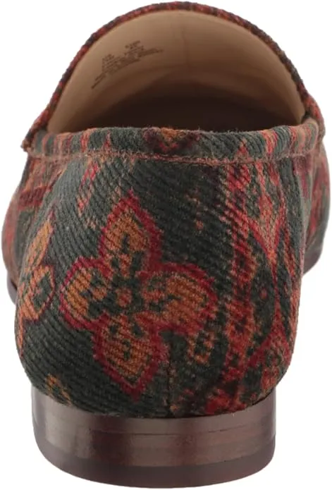 Loafers Blue Classic Extensive collection High-quality Loraine Slip Multi Toe Tapestry On Vamp Edelman Almond Sam