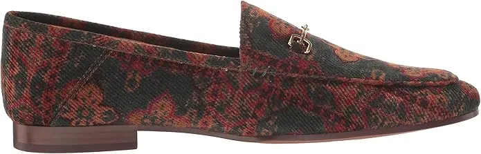 Loafers Blue Classic Extensive collection High-quality Loraine Slip Multi Toe Tapestry On Vamp Edelman Almond Sam