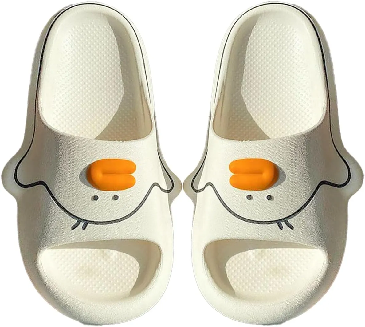 Loizziuy Summer Slippers Sandal Women's Slippers Cute Duck and Girly Indoors and Outdoors with A Non-slip Thick Sole
