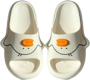 Loizziuy Summer Slippers Sandal Women's Slippers Cute Duck and Girly Indoors and Outdoors with A Non-slip Thick Sole