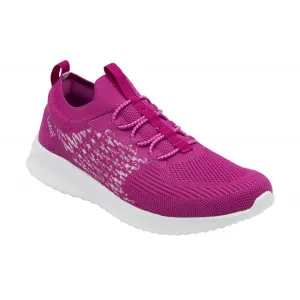 Lotus Girona Women's Bright Lightweight Slip On Casual Trainer Pink