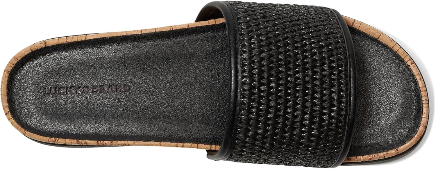Lucky Brand Women's Dylina Woven Band Sandals Flat