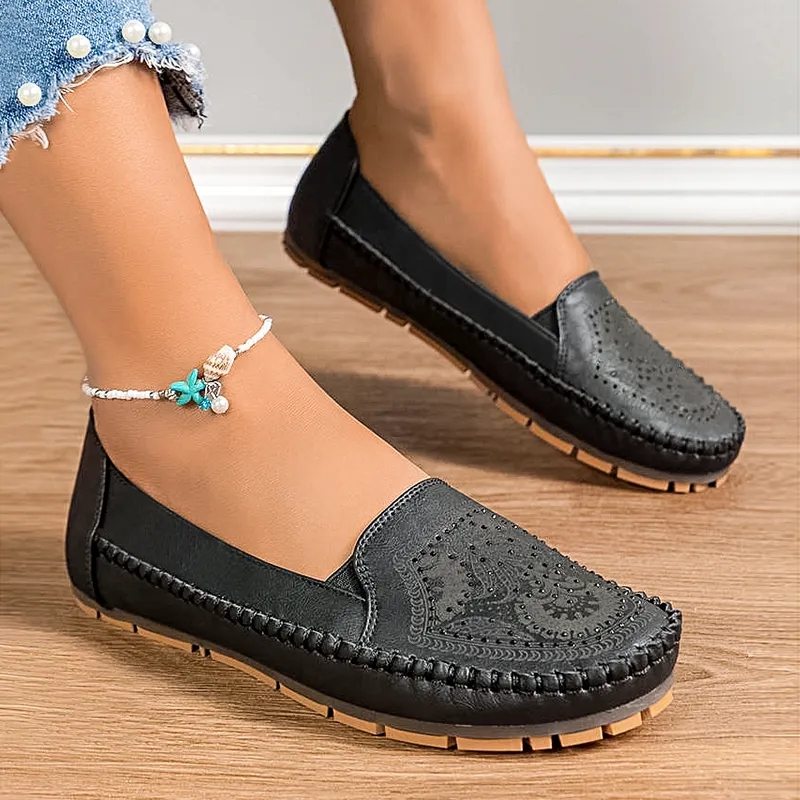 Luna Leather Moccasins