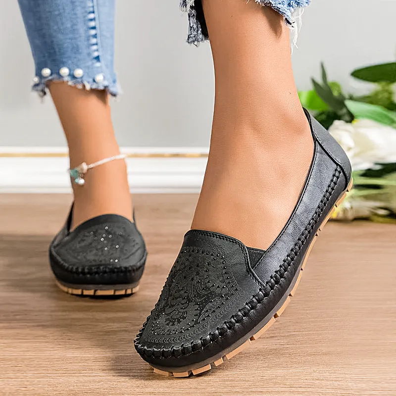 Luna Leather Moccasins