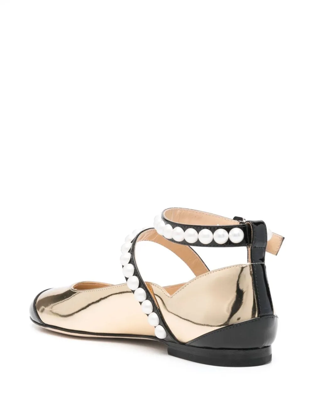Mach & Mach Flat Shoes Golden