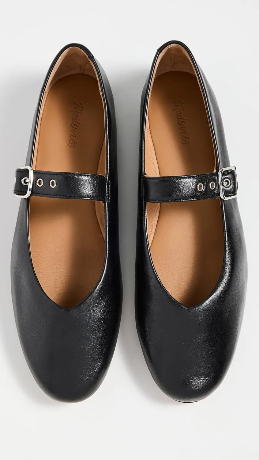 Madewell Women's Hera Grommet Mary Jane Flat