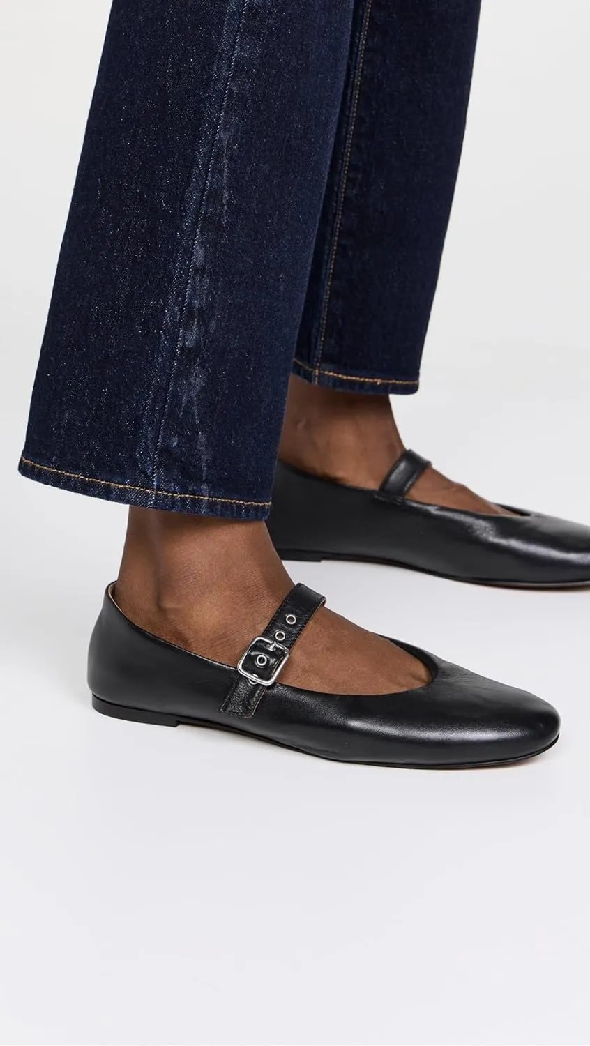 Madewell Women's Hera Grommet Mary Jane Flat