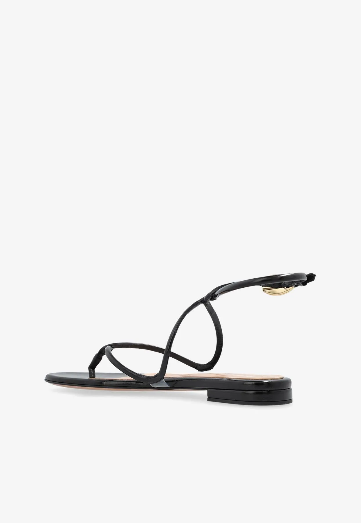 Mamba Leather Flat Sandals