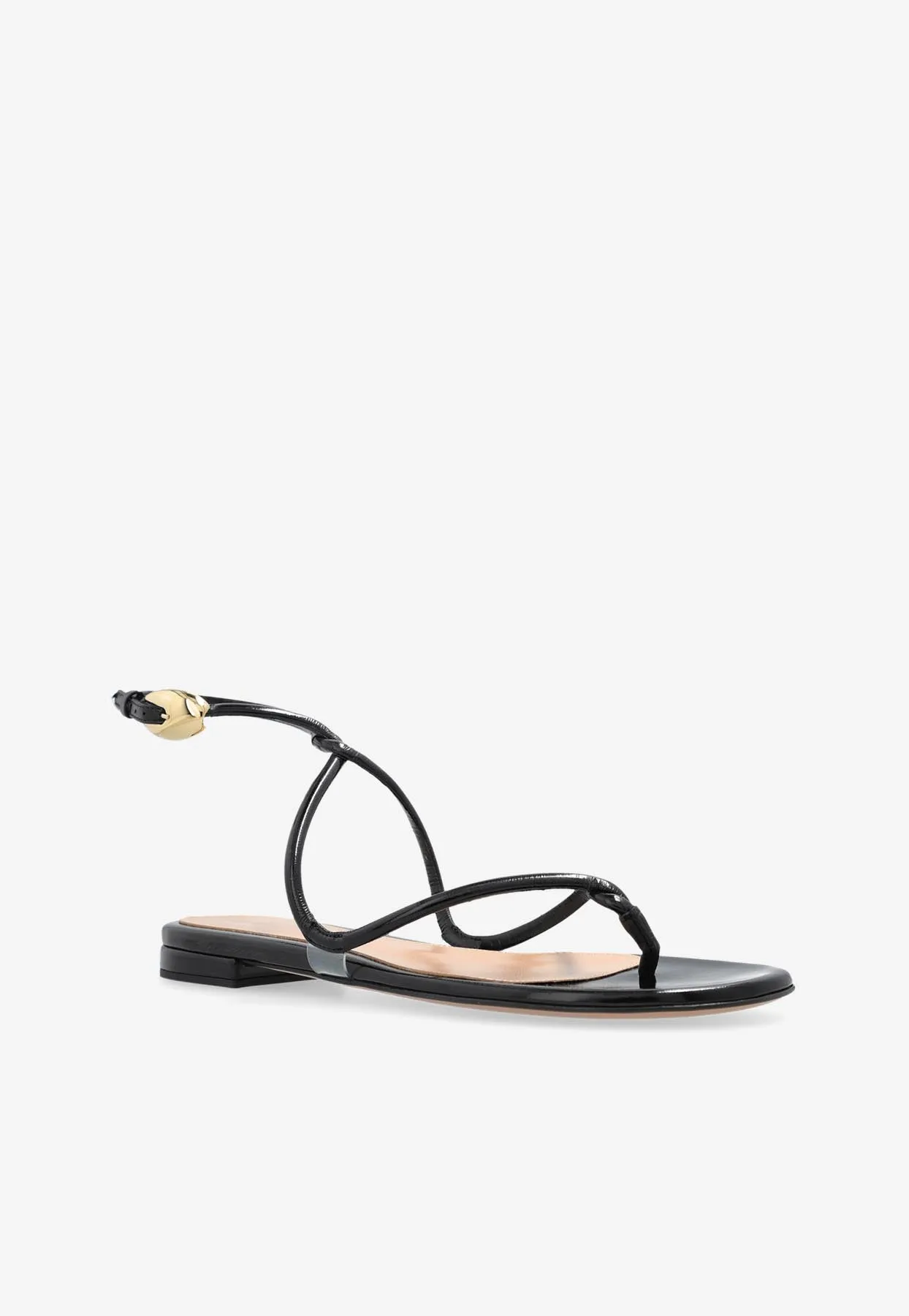 Mamba Leather Flat Sandals