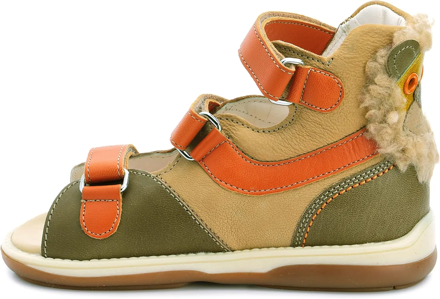 Mammal Collection Orthopedic High-Top Ankle Support AFO Sandal
