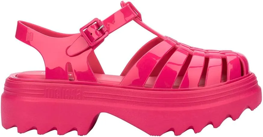 Melissa Possession Platform II Jelly Sandals for Women – Classic Fisherman-Style Chunky Platform with Adjustable Ankle Strap, Lightweight EVA Sole, and Non-Slip Traction