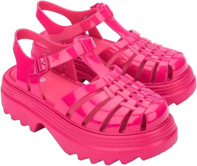 Melissa Possession Platform II Jelly Sandals for Women – Classic Fisherman-Style Chunky Platform with Adjustable Ankle Strap, Lightweight EVA Sole, and Non-Slip Traction