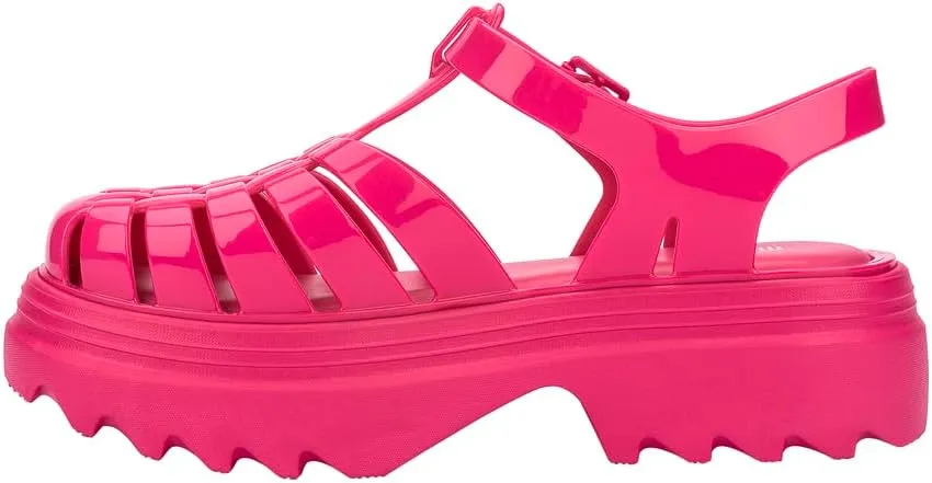 Melissa Possession Platform II Jelly Sandals for Women – Classic Fisherman-Style Chunky Platform with Adjustable Ankle Strap, Lightweight EVA Sole, and Non-Slip Traction