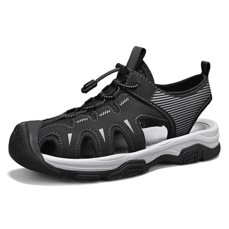 Men's Drainage Toe Non-Slip Sandals 3.5