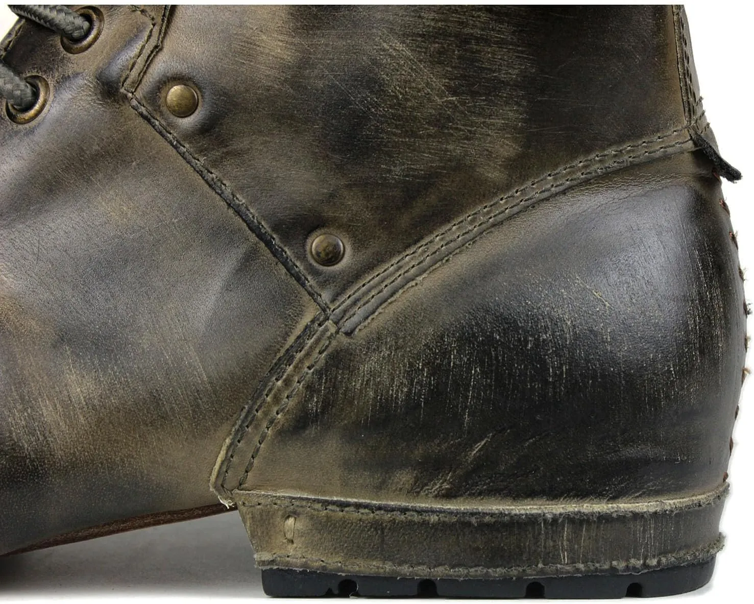 Men's Vintage Brown Chukka Boots Lace-up Motorcycle Casual Leather Dress Ankle Boot for Men Fashion CD-6015-2-Vintage Brown