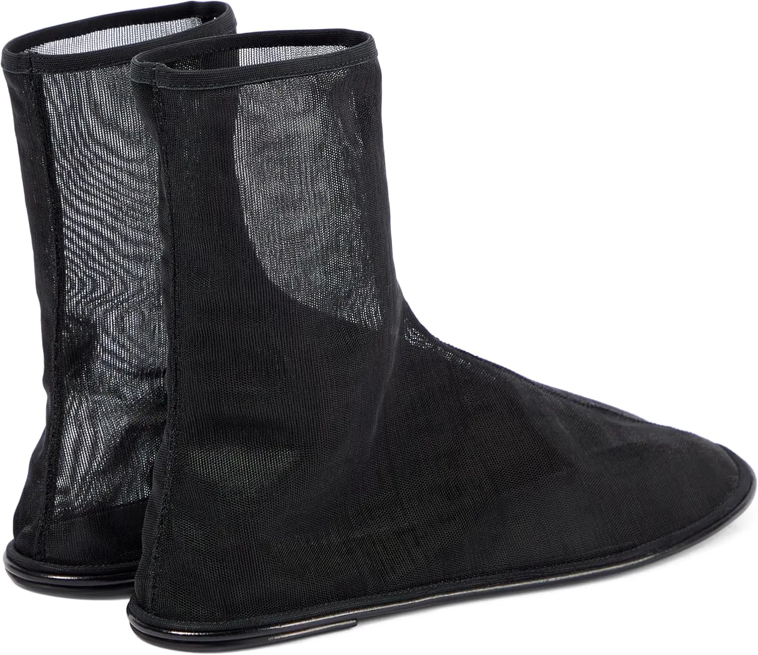 Mesh Ankle Boots For Woman Comfort Round Toe Gauze Flats Boot Spring & Summer Casual Outfit Flat Shoes
