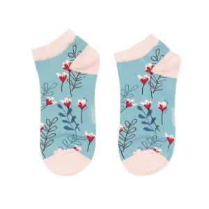 Miss Sparrow Floral Trainer Socks Multi