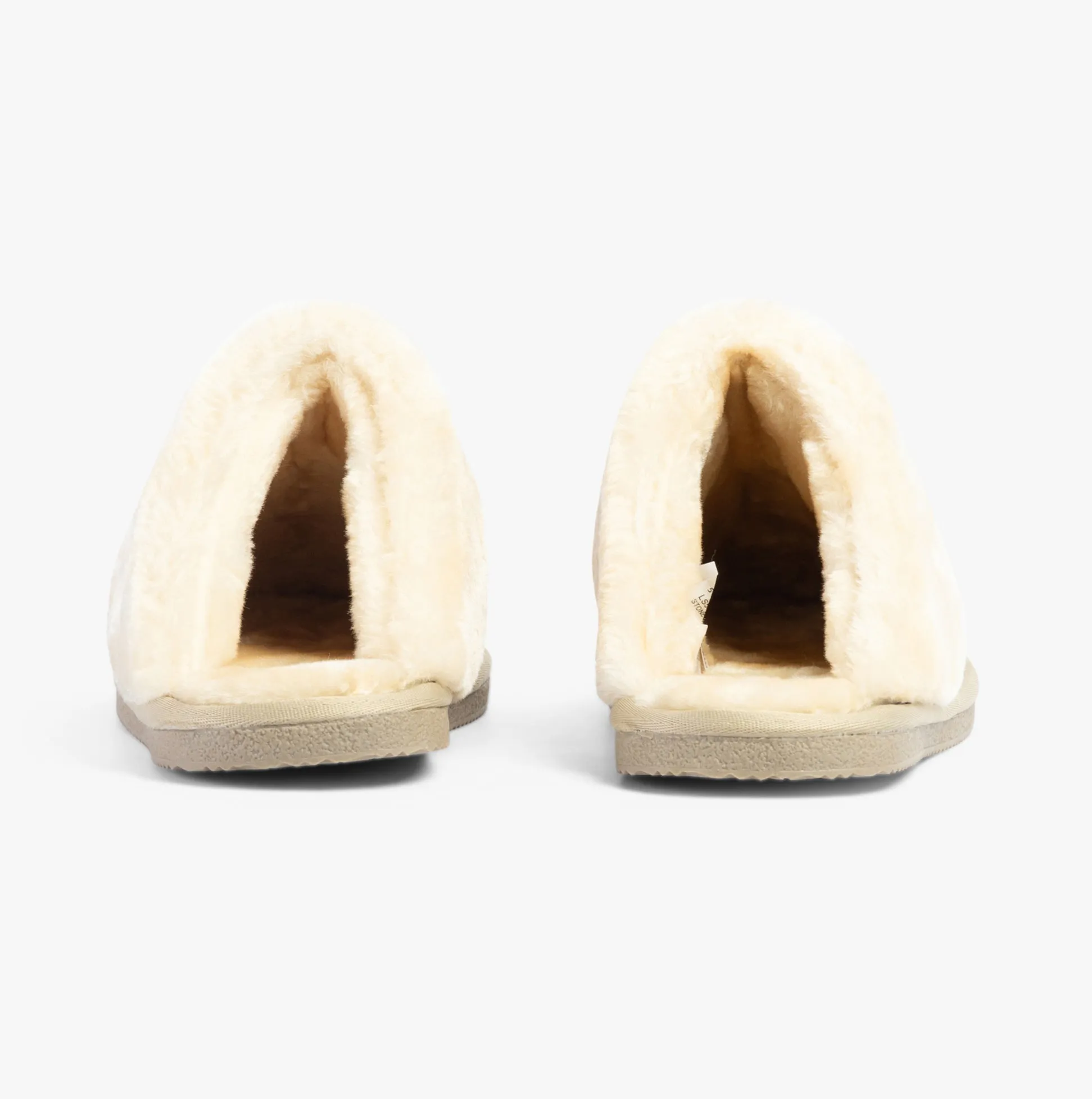 Mokkers KELSEI Womens Suede Mule Slippers Stone