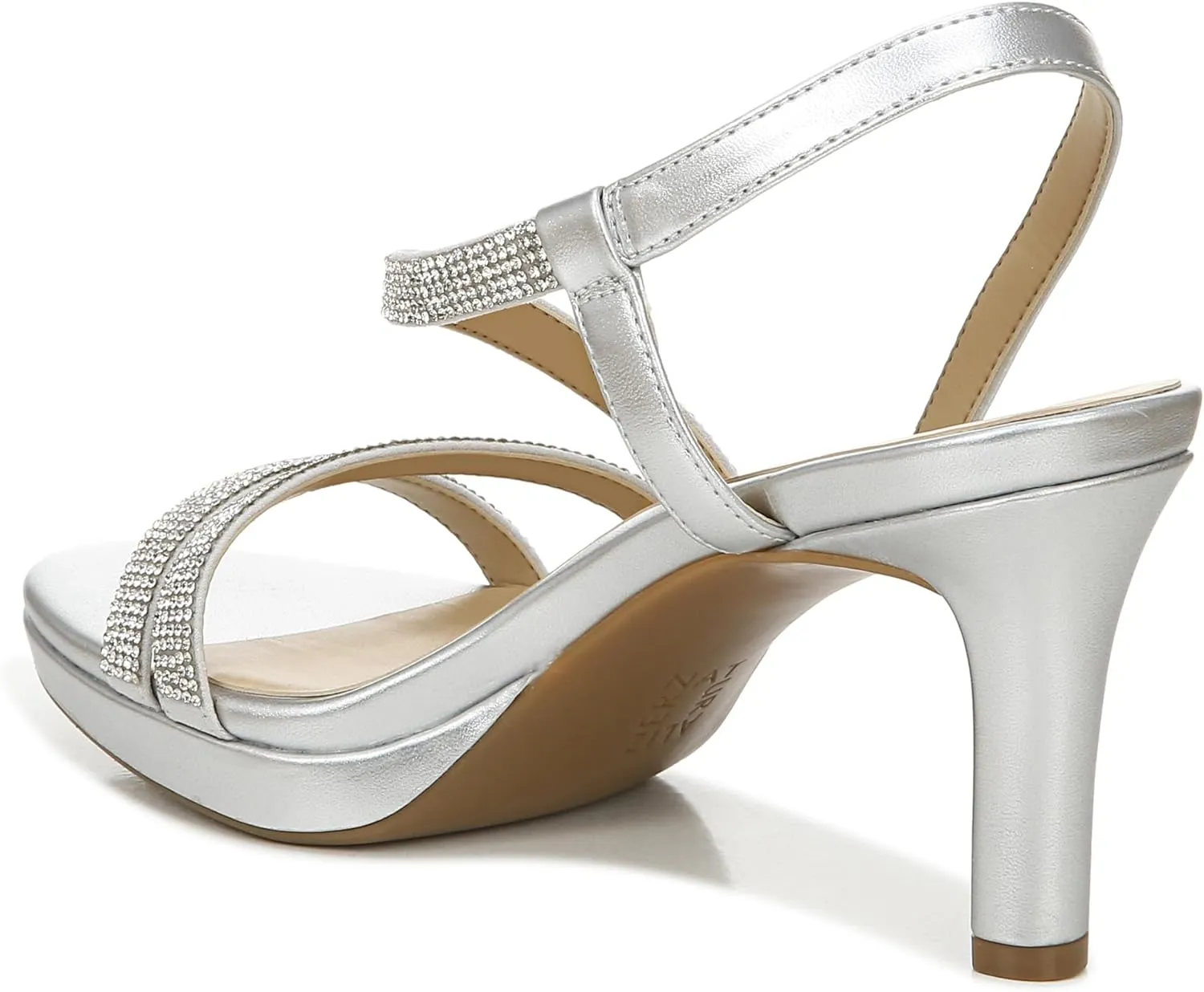 Naturalizer Women's Brenta Strappy Platform Dress Sandal Heeled