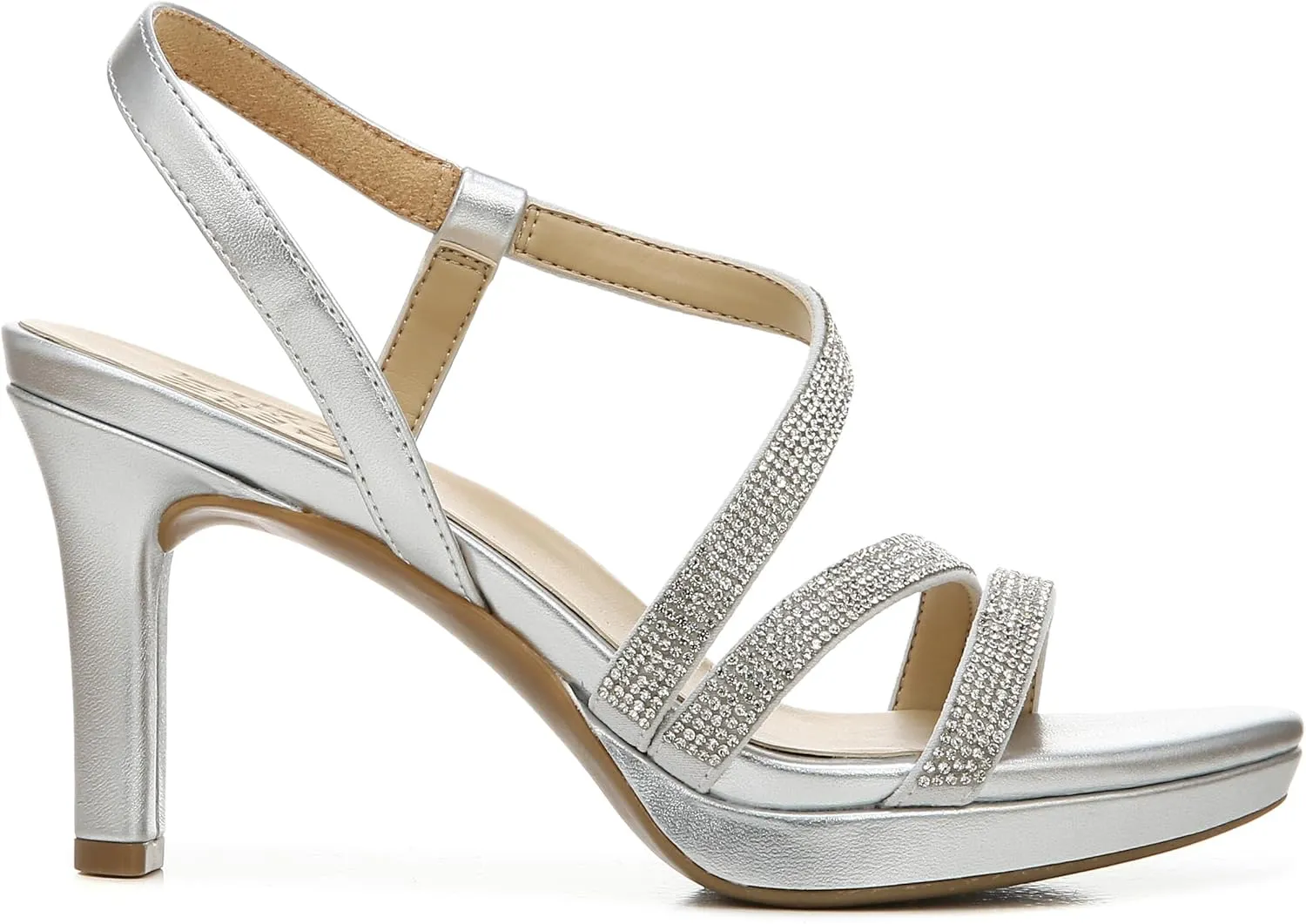 Naturalizer Women's Brenta Strappy Platform Dress Sandal Heeled