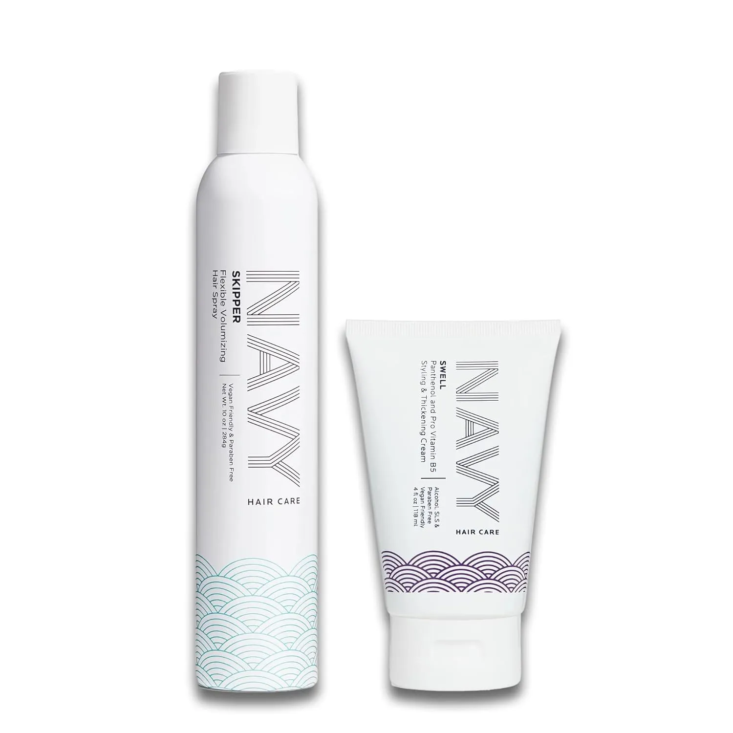 NAVY HAIR CARE Skipper Volumizing Spray   Swell Thickening Cream | Style Hair to have a Flexible and Non-Greasy Finish | 10 oz   4 oz